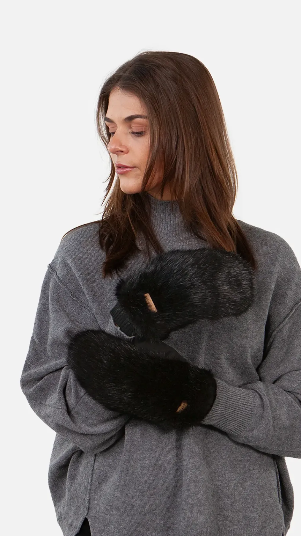 Fur Mitts