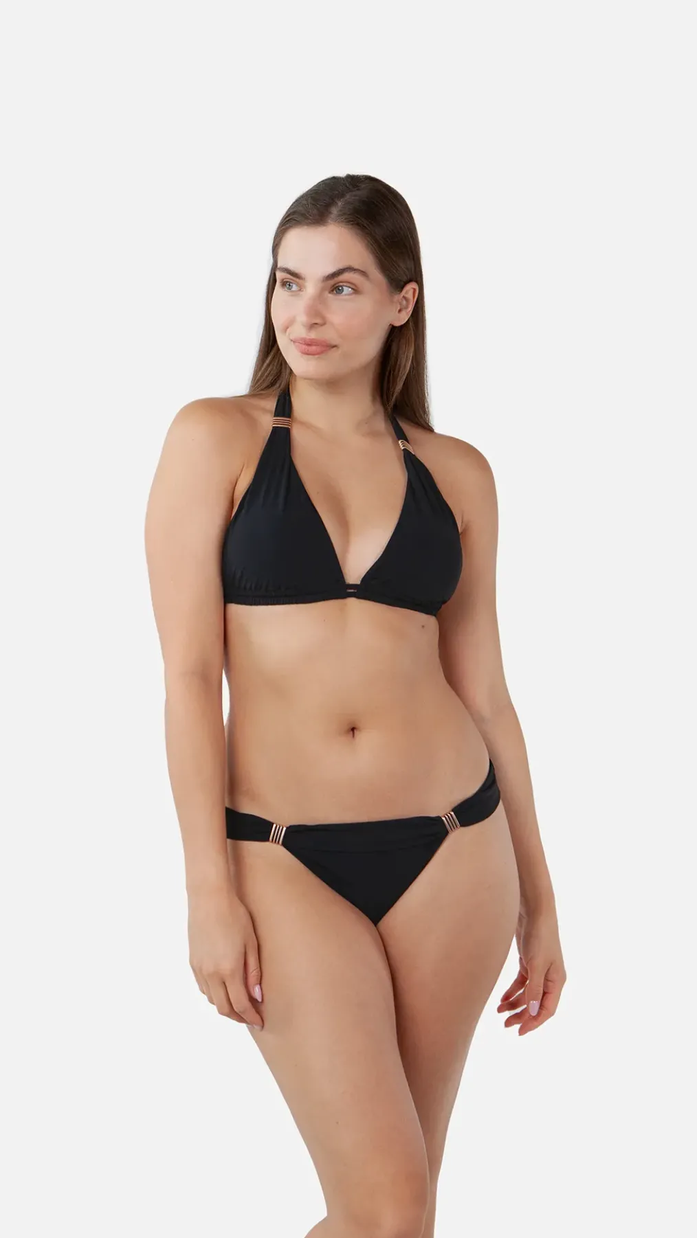 Solid Folded Bikini Briefs