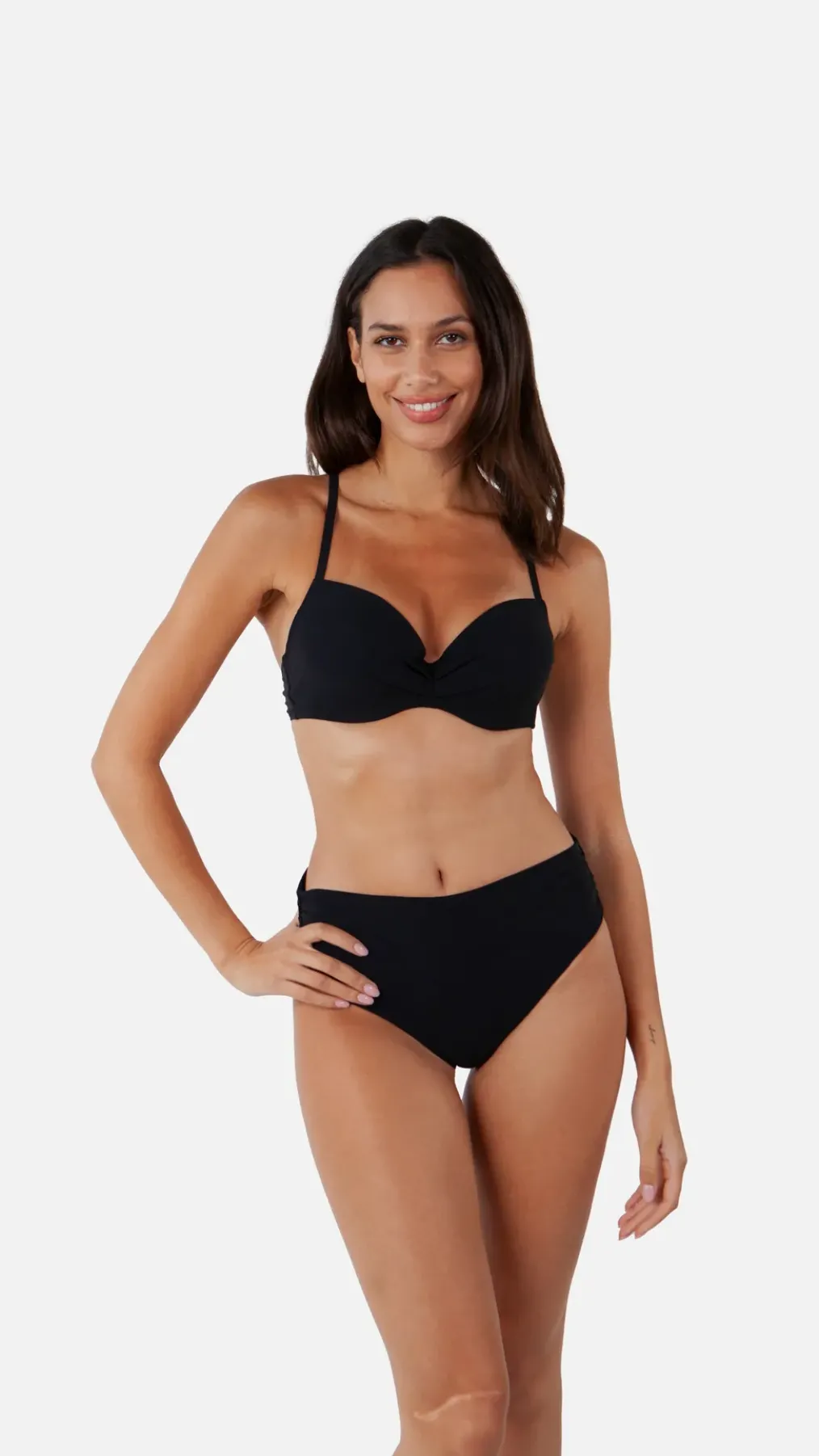 Solid High Waist Briefs
