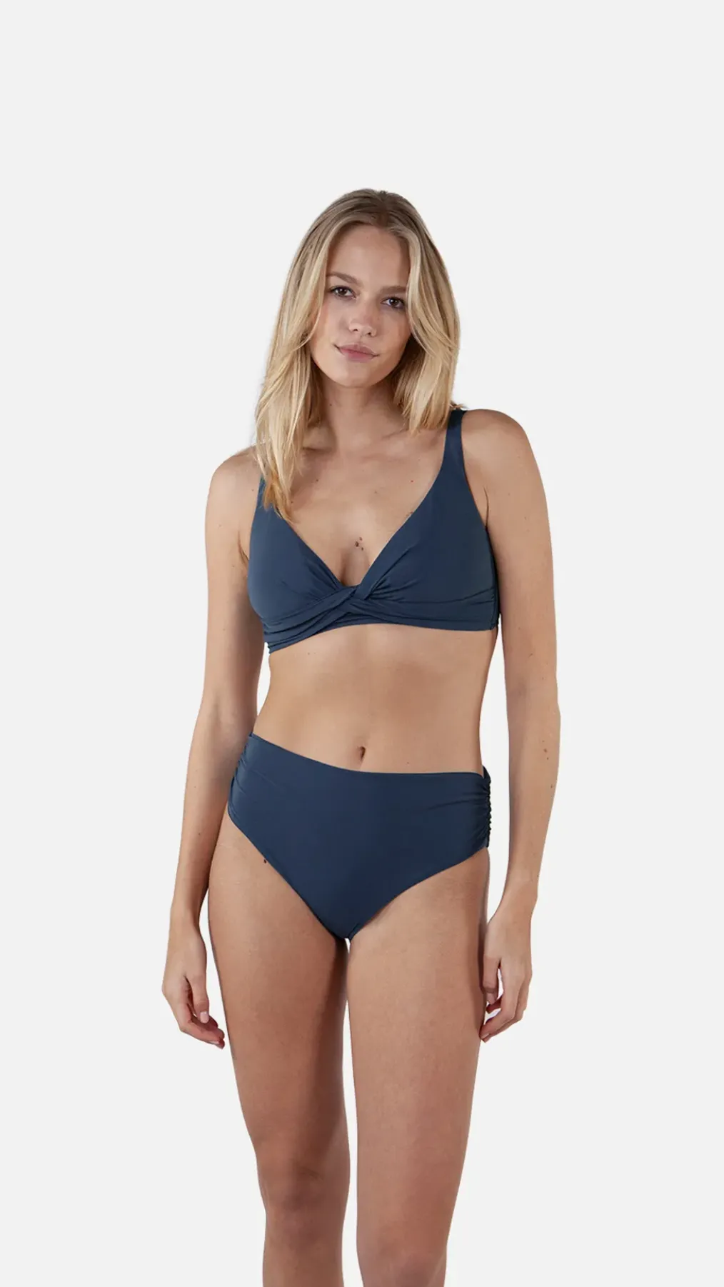 Solid High Waist Briefs
